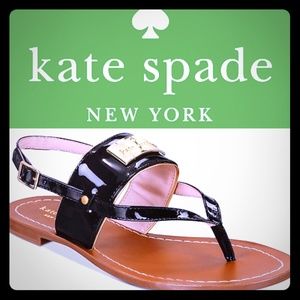 ❎SOLD❎Kate Spade Black Leather Sandal